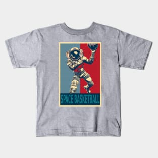 Astronaut Basketball Player Hope Kids T-Shirt